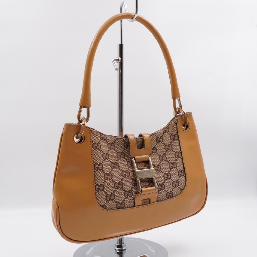 CE43 💟 Gucci GG Cancas Jackie Shoulder Bag - Picture 5 of 13